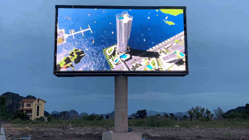 this image represents the outdoor LED video wall