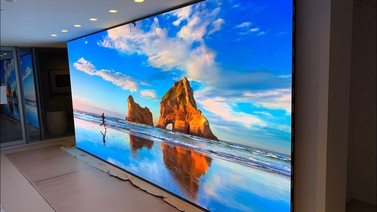this image represents the indoor LEDvideo wall