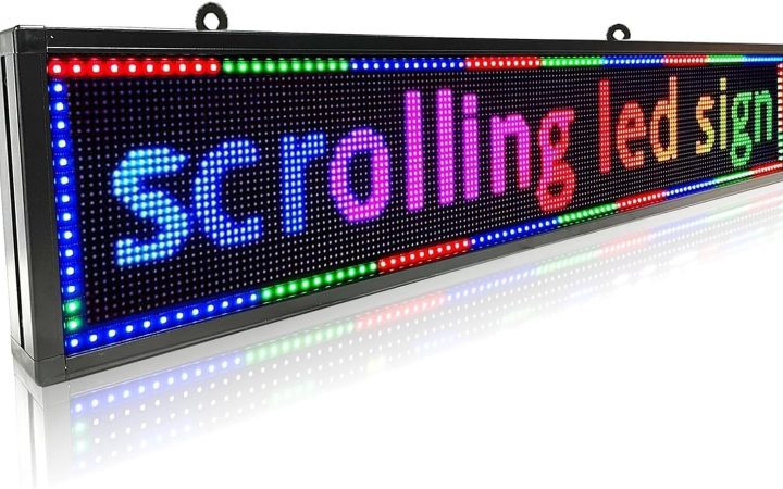 scrolling LED board